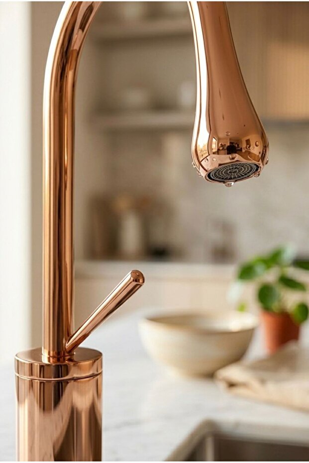 Antique Square Premium Shower Set - Rustic Brass